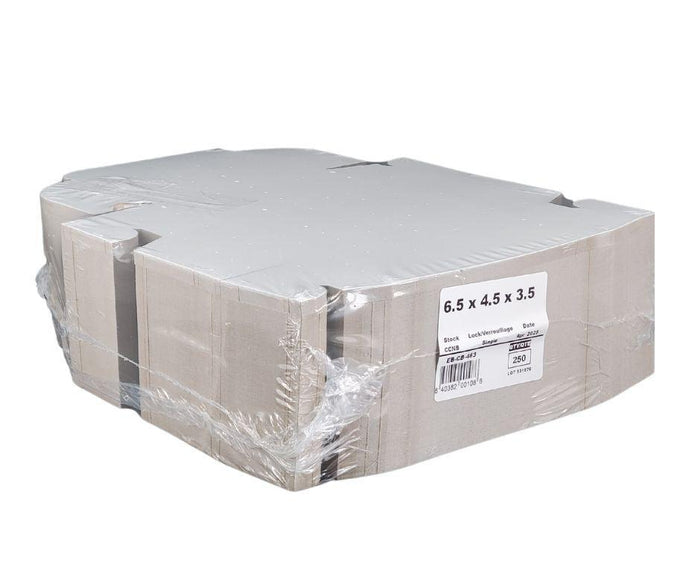 EB - White Cake Boxes - 6 ½x4½x3½