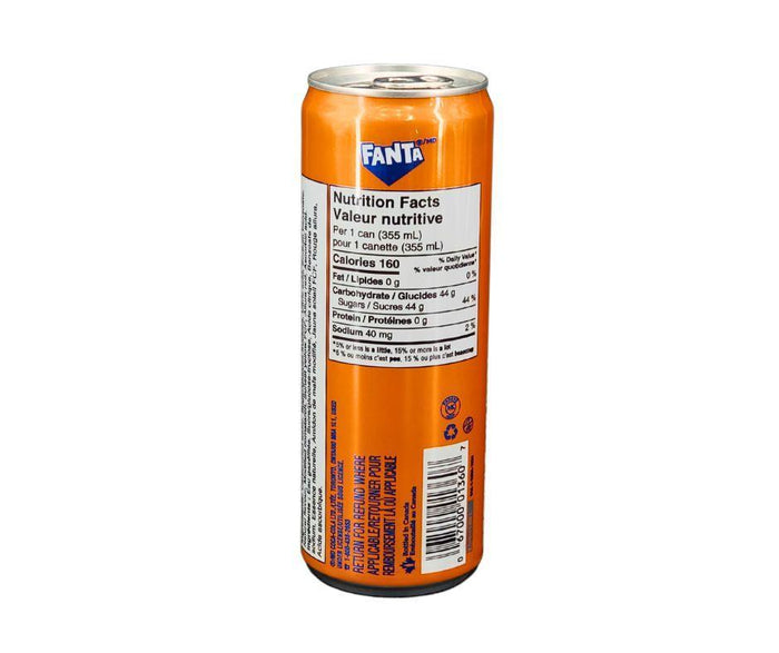 CLR - Fanta - Orange - Slim - Cans
