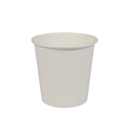 Morning Dew - 4 oz Hot Paper Cups - White - H4W