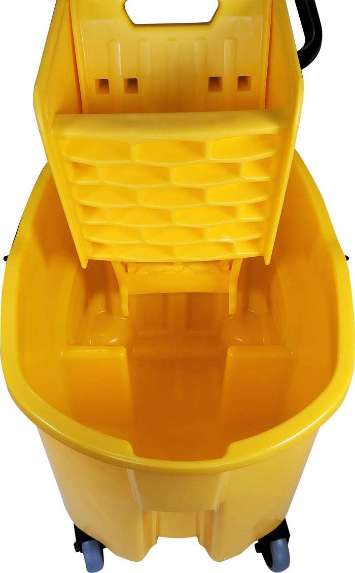 Rubbermaid Wavebreak - 35qt Side Press Mop Bucket Wringer - Ru7580