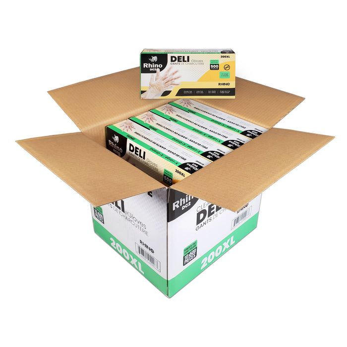 Rhino - DC2 - Clear Deli Gloves - Extra Large - 200XL