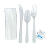 Value+ - Cutlery Kit - K/F/T/N/SP - Heavy - White - MK-612