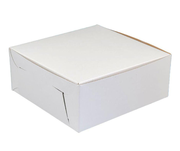 EB - White Cake Boxes - 6x6x2½