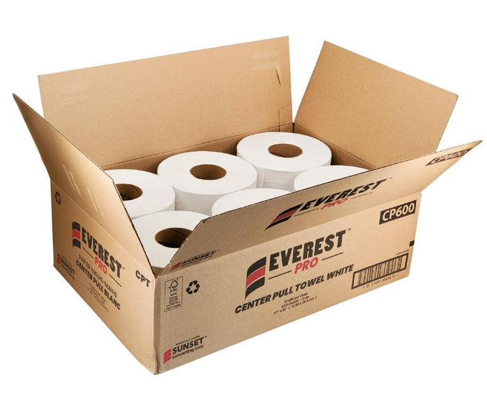 Everest Pro - Paper Hand Towel - Center Pull - White - CP600