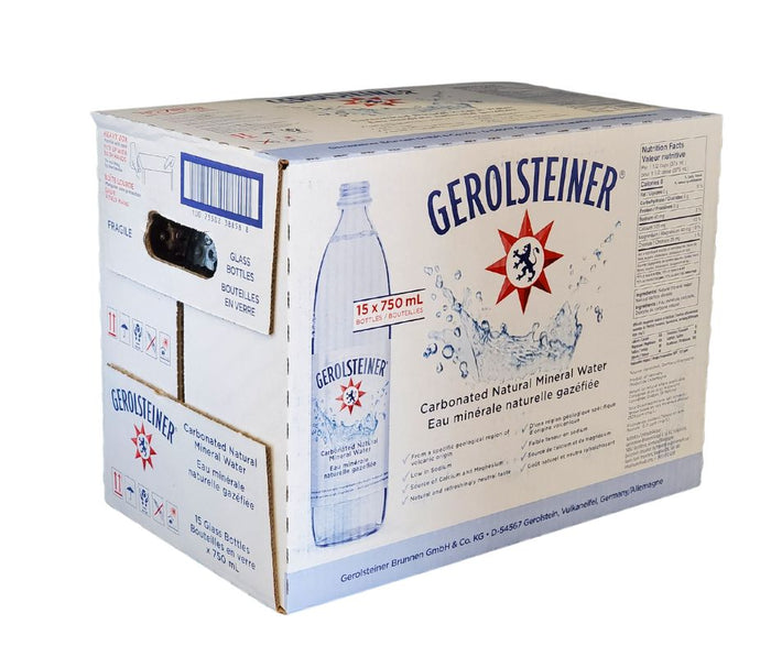 Gerolsteiner - Natural Mineral Water - Carbonated