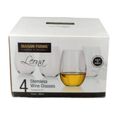 Leona - Crystalline 590 Ml Stemless Wine Glass 4PK