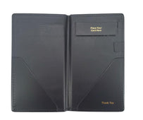 Guest Cheque Cover - Leather