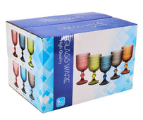 Hobnail Wine Glass 240ml - Pink - XR834