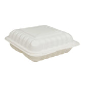 Value+ - 32oz Rectangular White Plastic Container