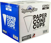 Morning Dew - 4 oz Paper Cone Cup - CONE4