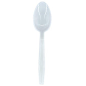 Value+ - Medium Heavy - Plastic Tea Spoon - White - Retail Pack - RP1103