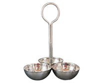 Chutney Serving Tray SS - 3 Comp