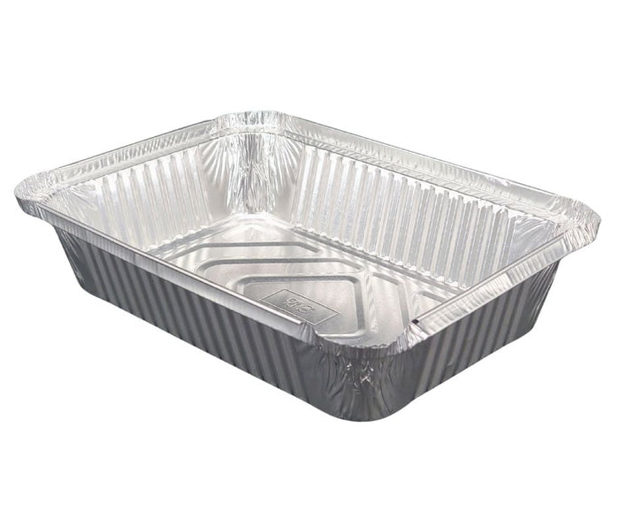 Megastar - 2 1/4 lb Oblong - Aluminium Foil Container - Heavy