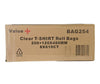 Value+ - Clear T-SHIRT Roll Bags