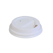 Morning Dew - Dome Sip Lid for 4 oz Hot Paper Cups - White - 4DL-W