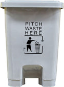 30 L Pedal Waste Bin - Grey/Yellow - DISCONTINUED