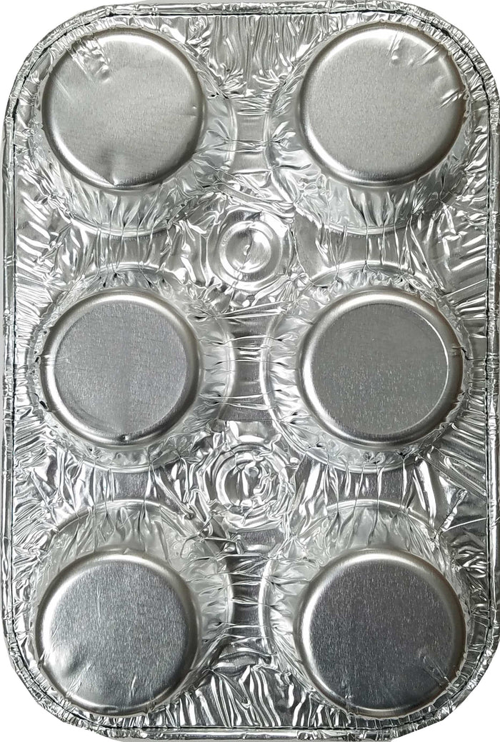 CLR - HFA - 6 Compartment Muffin Container - 355-33-200