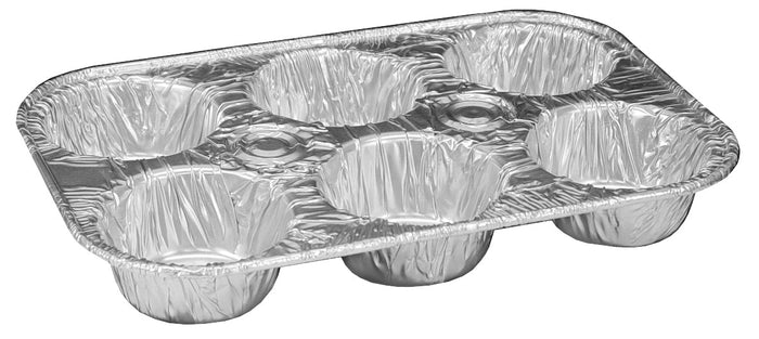 CLR - HFA - 6 Compartment Muffin Container - 355-33-200