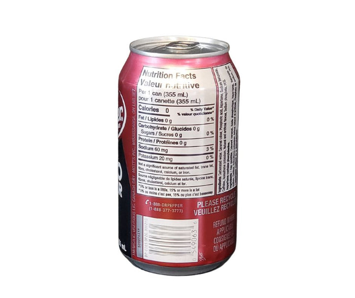 Dr. Pepper - Zero - Cans