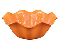 Melamine Flower Bowl - Orange - 13.9