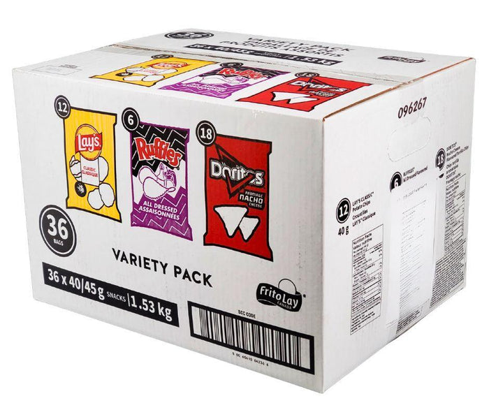 Chips - Assorted (Lays, Ruffles, Doritos) - 22114
