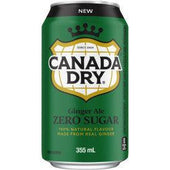 Canada Dry - Gingerale - Zero - Cans