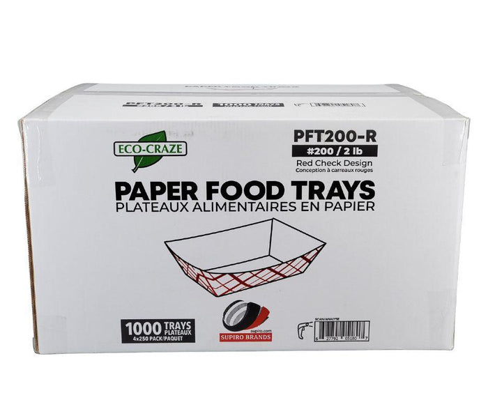 Eco-Craze - Food Trays - 2 lb - #200