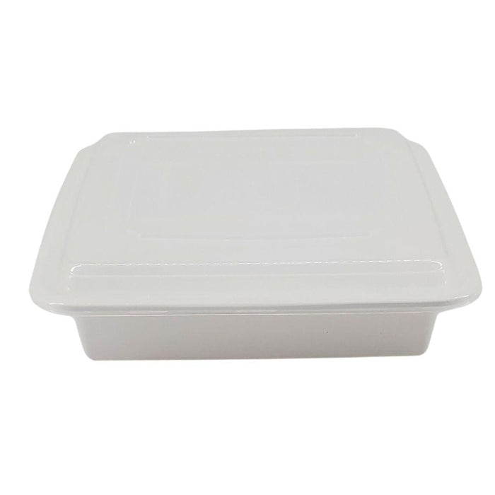 Value+ - 48oz Plastic Container Sets - Square - White