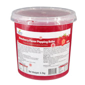 Tasty Strawberry Flavor Popping Boba