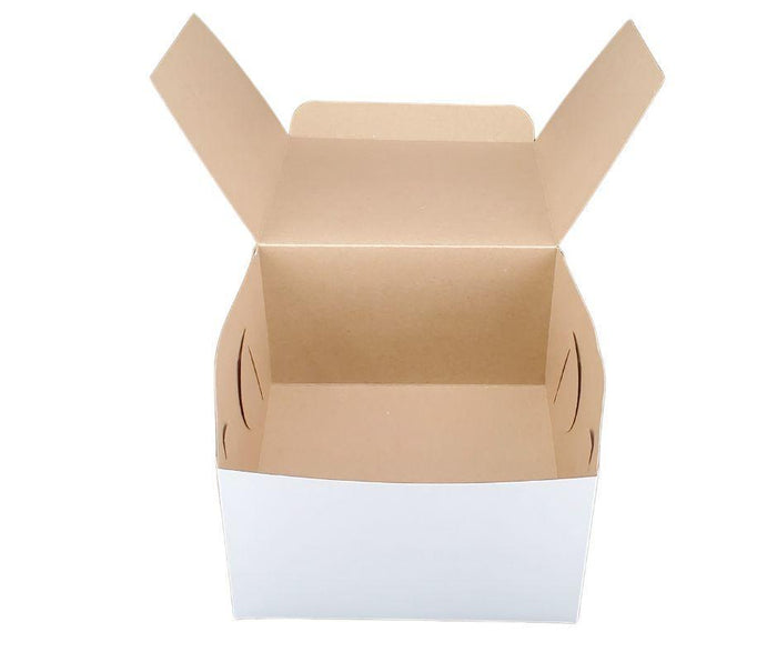 EB - White Cake Boxes - 6x3¼ x 3