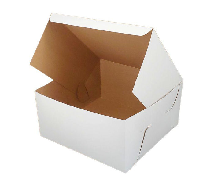 EB - White Cake Boxes - 8x8x5