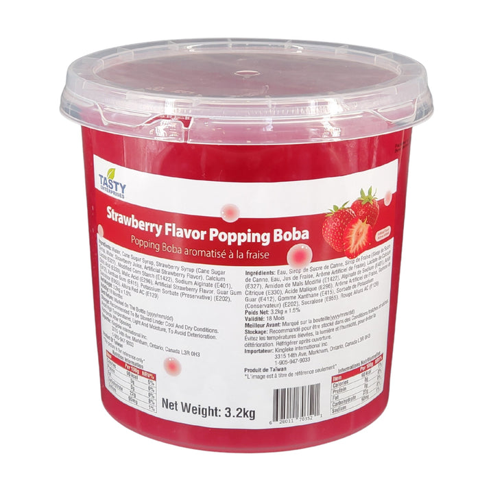 Tasty - Strawberry Flavored Popping Boba