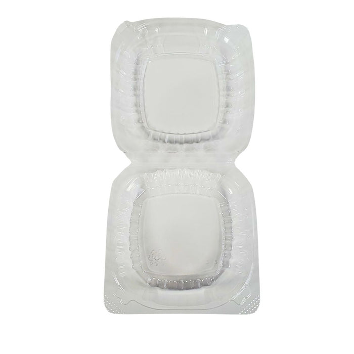 Value+ - Dual Lock - 5in Clear Hinged Containers -Ã‚Â CV551