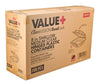 Value+ Dual Lock Clear Hinged Plastic Containers - 8
