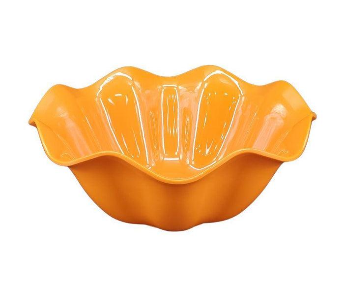 Melamine Flower Bowl - Orange - 12.2