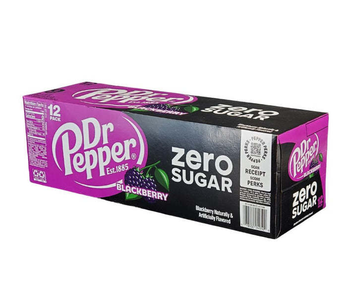 Dr. Pepper - Blackberry - Zero - Cans