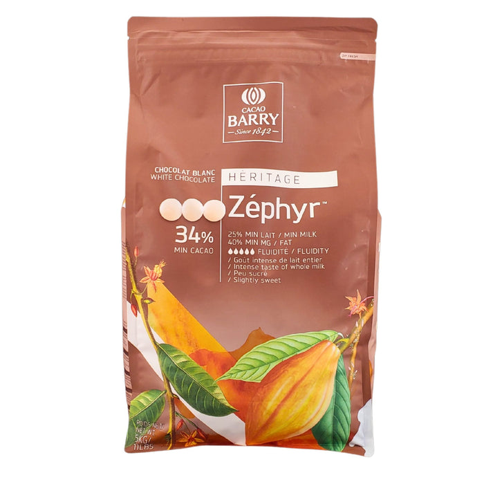 Cacao Barry - Zephir Callet White Chocolate - 5kg