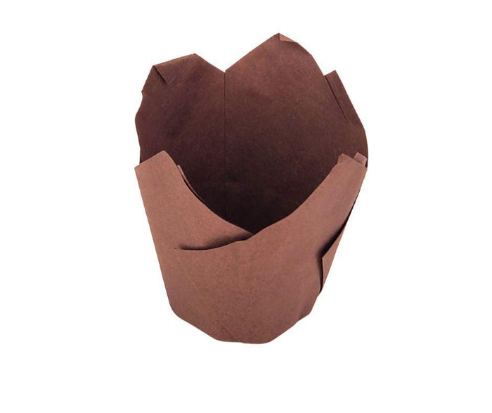 Decora - Muffin Cups - Tulip - Chocolate Brown