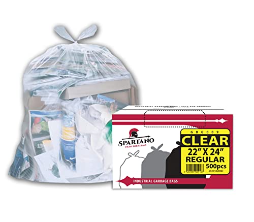 Spartano - Garbage Bags - Regular - Clear - 22