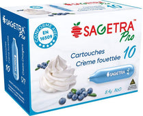 Sagetra - N2O Cartridges - 8 Grams (10 Pack)