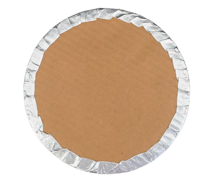 Enjay - Cake Board - Round - Silver - 8x1/4