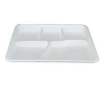 Eco-Craze - Bagasse - 5 Compartment Plate