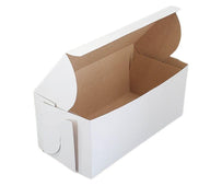 EB - White Cake Boxes - 8x4x3½