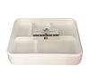 CLR - Eco-Craze - 5 Compartment Bagasse Tray (Thali) - Retail Pack