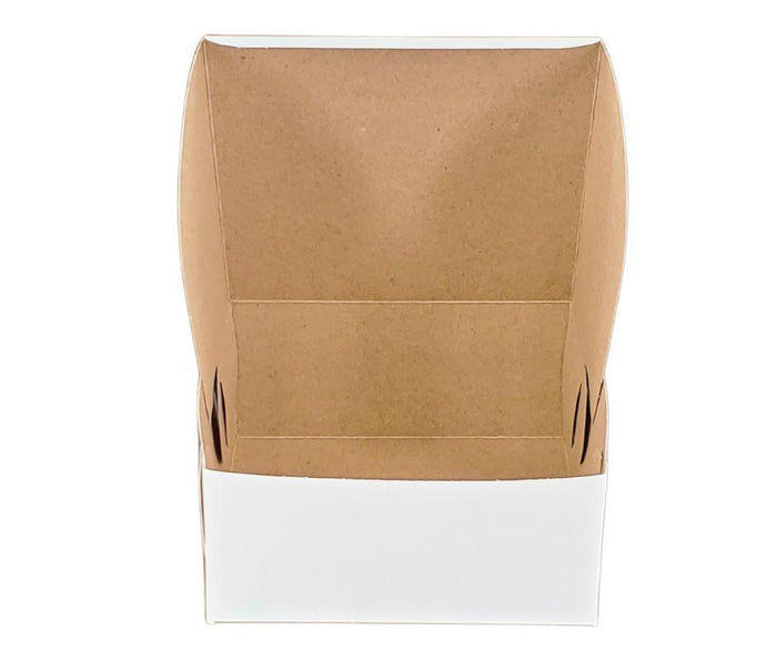 EB - White Cake Boxes - 5½x5½x2½