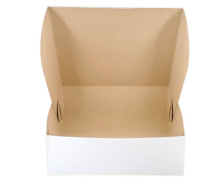EB - White Cake Boxes - 12x12x4