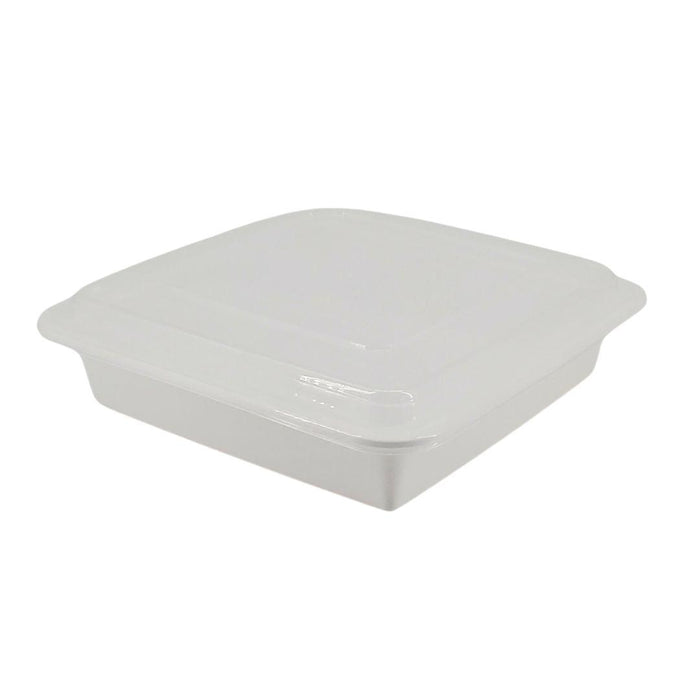 Value+ - 48oz Plastic Container Sets - Square - White