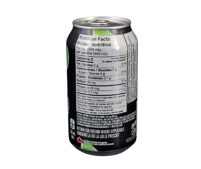 Pepsi - Lime - Zero - Cans
