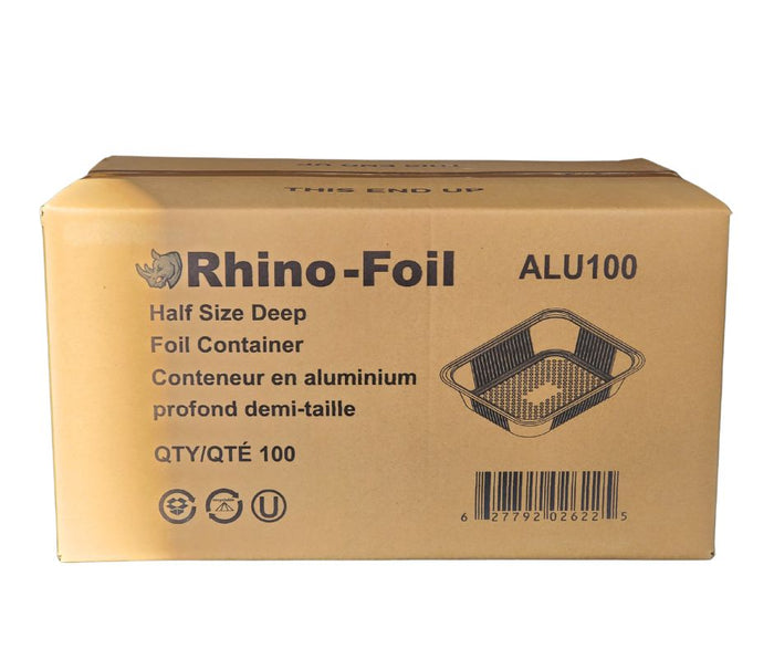 Rhino-Foil - Half Size Deep - Aluminium Steam Pan - Heavy