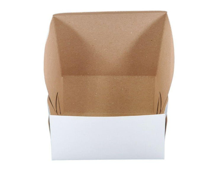 EB - White Cake Boxes - 6x3¼ x 3